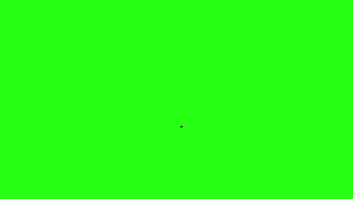 4k Blood Burst Motion Blur (Green Screen) 189