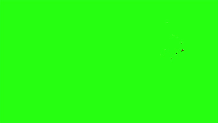 4k Blood Burst Motion Blur (Green Screen) 200