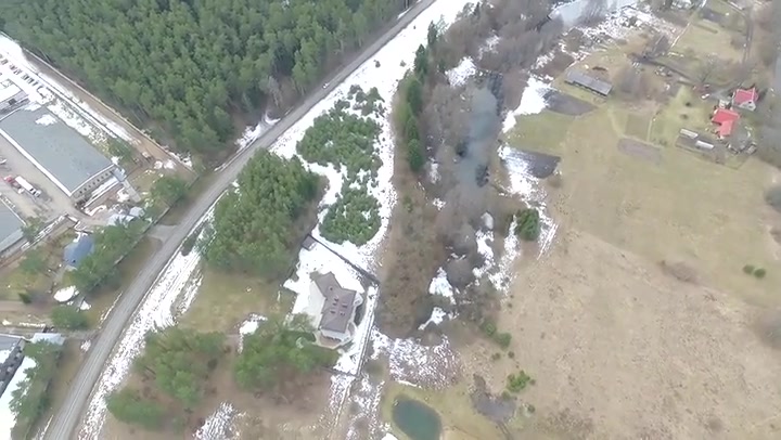 Flight Over Small Town 6