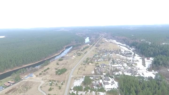 Flight Over Small Town 7