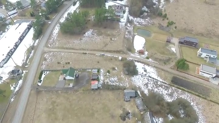 Flight Over Small Town 3