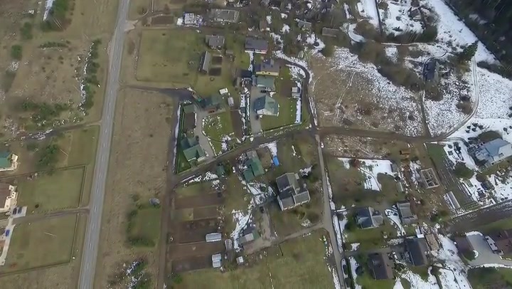 Flight Over Small Town 2