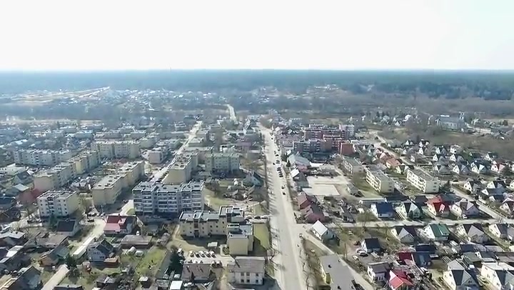 Flight Over Small Town 23