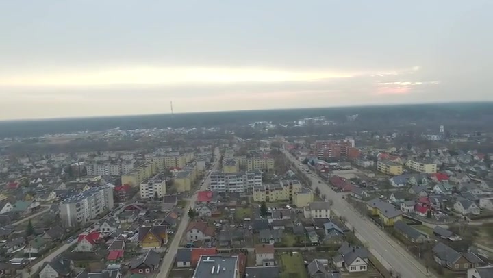 Flight Over Small Town 13