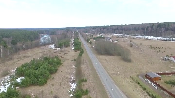 Aerial View Beyond Road