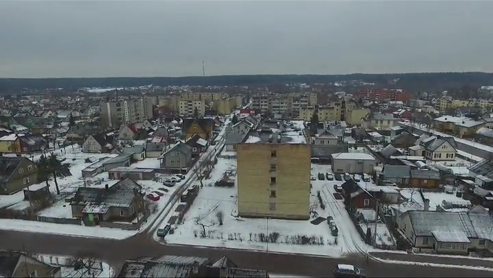 Panorama Over Small Town In Winter 3