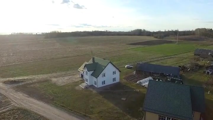 Flight Over Houses In Village 1
