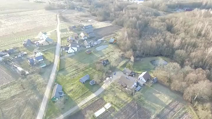 Flight Over The Houses In Country 1