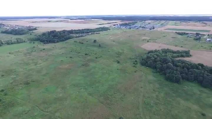 Panorama Over Country Near River And Houses 1