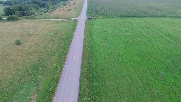 Flying Over Country Road 3