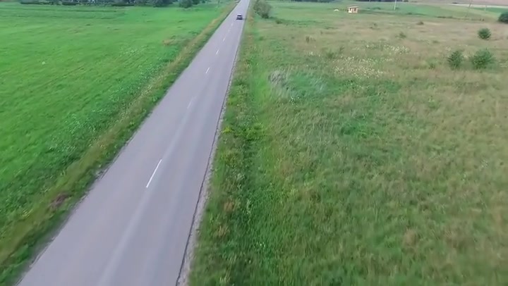 Flying Over Country Road 1