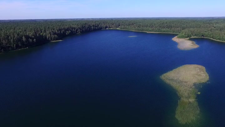 Flight Over The Lake Near Forest 4