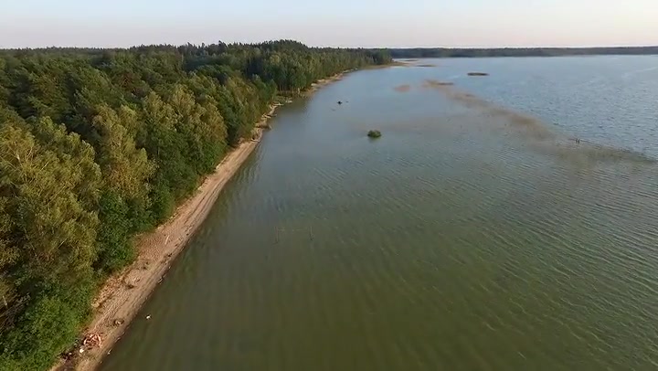 Flight Over The Lake Near Forest 35