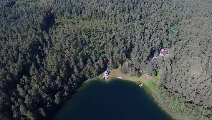 Flight Over The Lake Near Forest 8