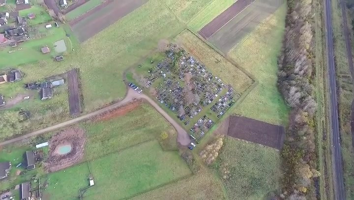 Flight Over The Country Near Cemetery 1