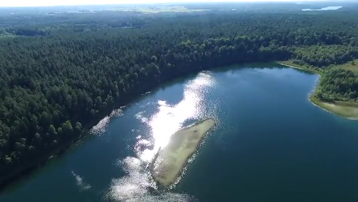 Flight Over The Lake Near Forest 21