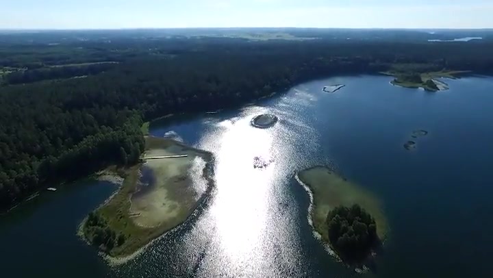 Flight Over The Lake Near Forest 16
