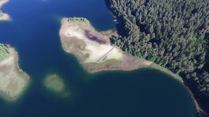 Flight Over The Lake Near Forest 29