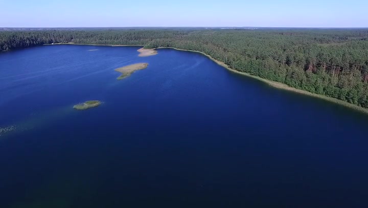 Flight Over The Lake Near Forest 2