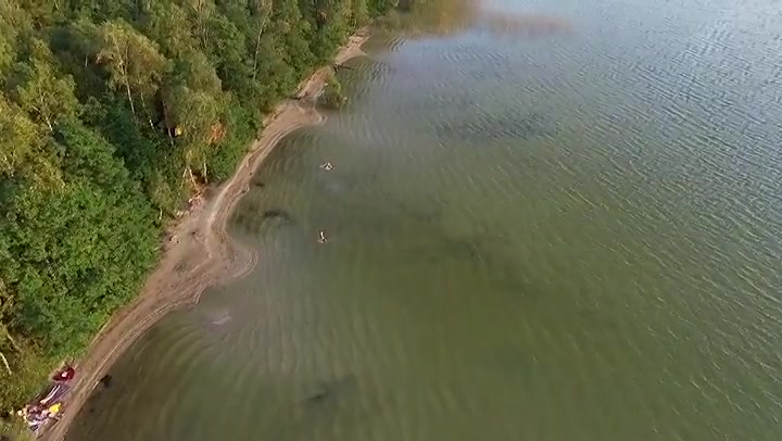 Flight Over The Lake Near Forest 38