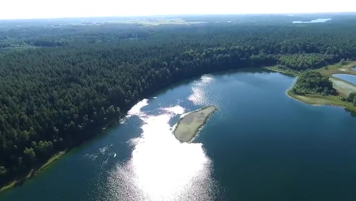 Flight Over The Lake Near Forest 20