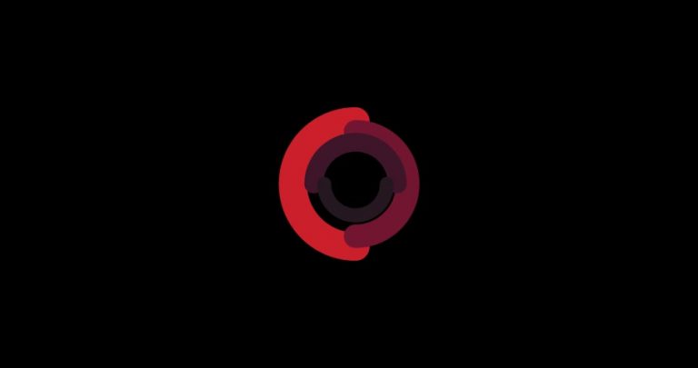 4K Center Circle Motion Flat Element 2