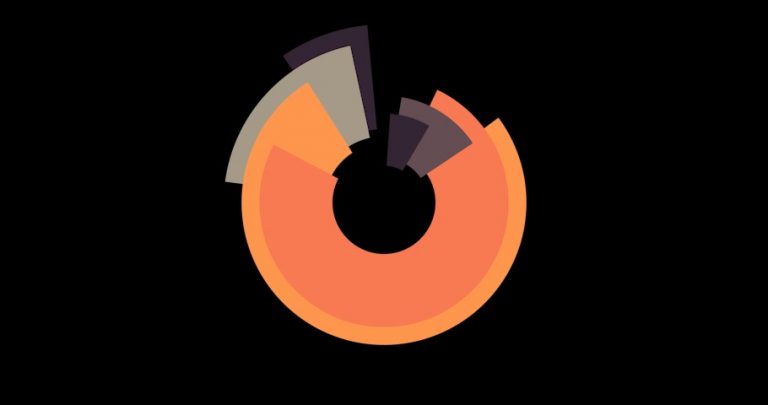 4K Flat Circle Transition Element 9