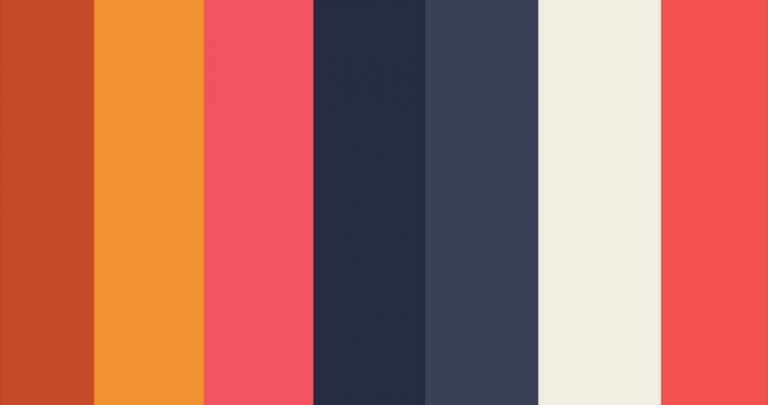 4K Multicolor Flat Lines From Left To Right