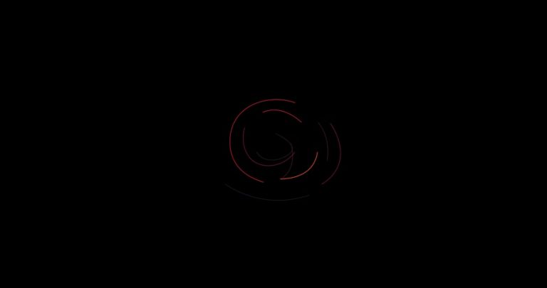 4K Round Lines Circle Flat Motion Element