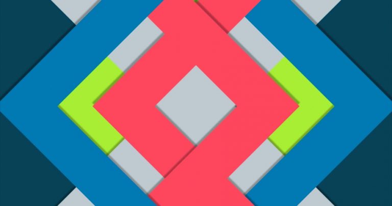 4K Super Flat Arrow Stripes Transition From Both Sides
