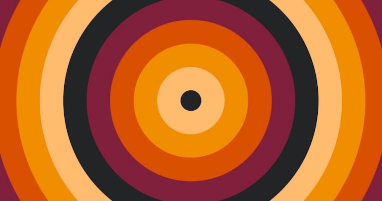 4K Super Flat Circle Flat Transition