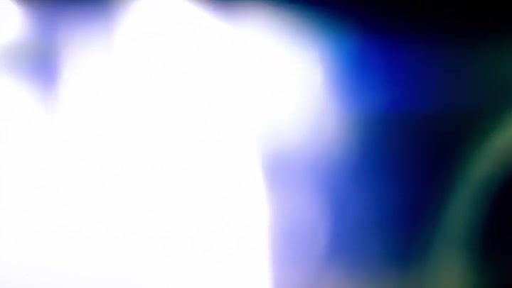 Blue from Top Light Leaks Transition Overlay 60fps